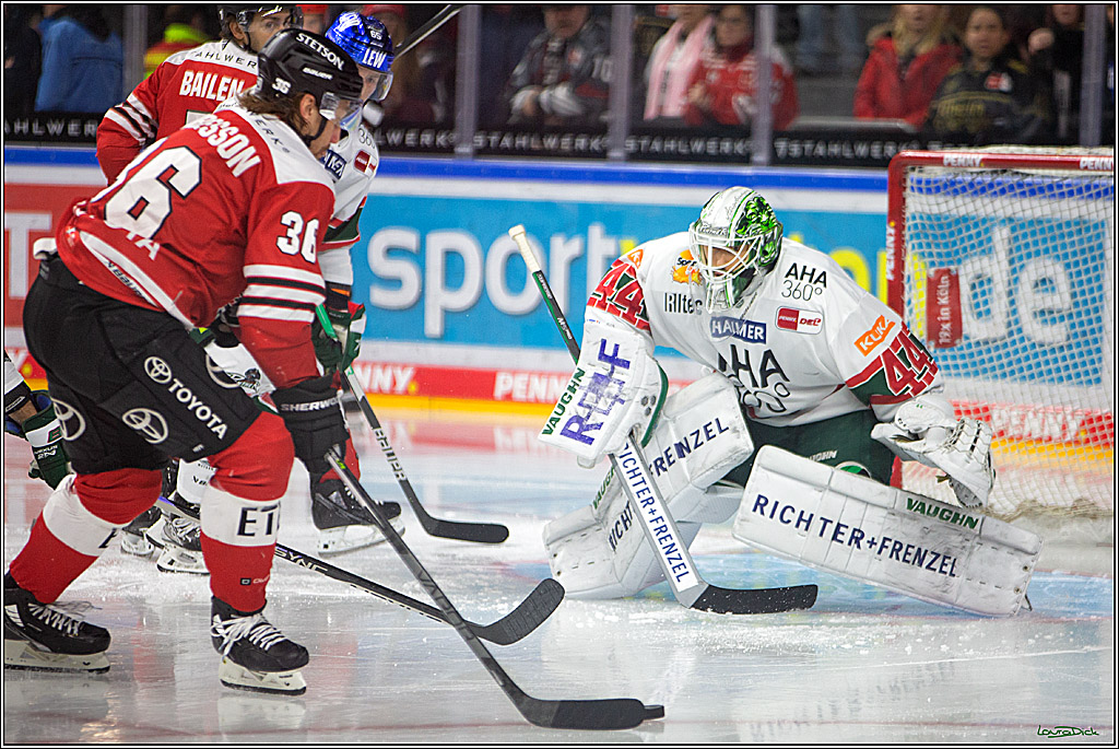 PENNY DEL; Koelner Haie- Augsburger Panther; Koeln, 20.12.2022